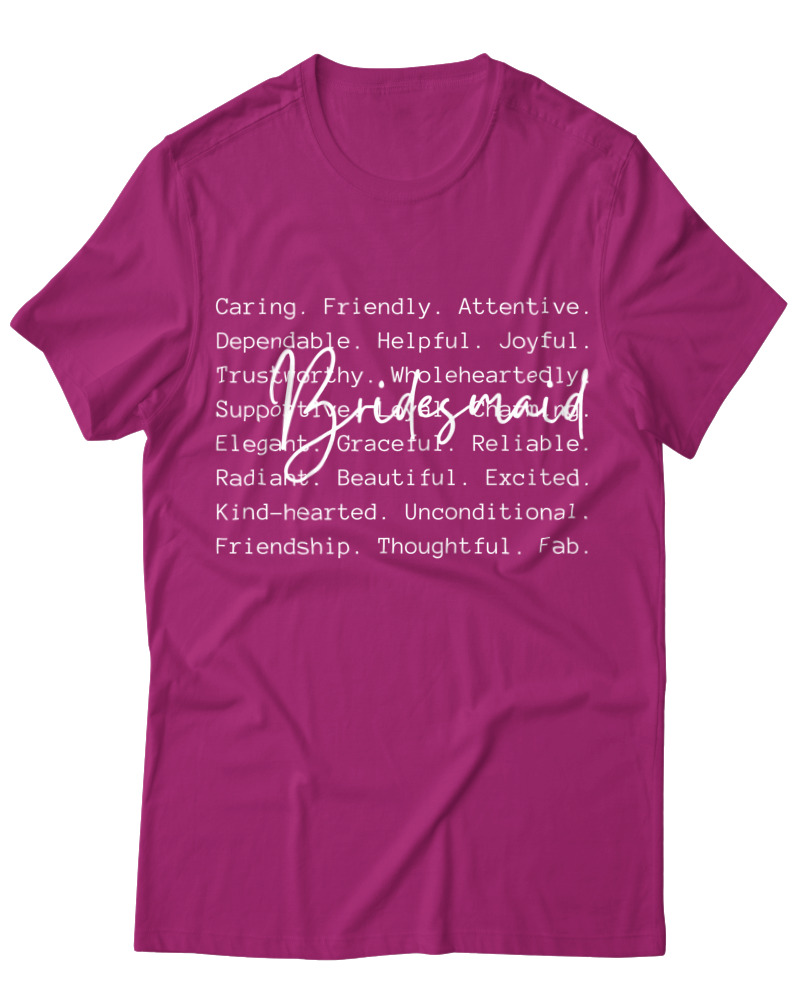 Bridesmaid Lettering - Image 0