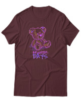 T-Shirt Αντρικό - Brighter Days - Color Thumbnail Μπορντό