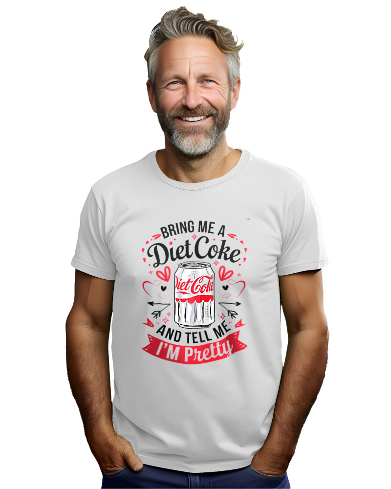 T-Shirt Αντρικό - Bring Me A Diet Coke - Image 2