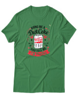 T-Shirt Αντρικό - Bring Me A Diet Coke - Color Thumbnail Πράσινο