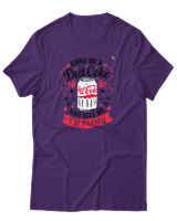 T-Shirt Αντρικό - Bring Me A Diet Coke - Color Thumbnail Σκούρο Μωβ