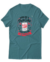T-Shirt Αντρικό - Bring Me A Diet Coke - Color Thumbnail Μπλε Πράσινο