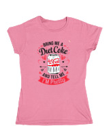 Κοριτσίστικο Κοντομανικο Παιδικό - Bring Me A Diet Coke - Color Thumbnail Ροζ