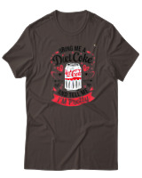 T-Shirt  Γυναικείο - Bring Me A Diet Coke - Color Thumbnail Καφέ