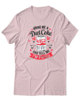 T-Shirt  Γυναικείο - Bring Me A Diet Coke - Color Thumbnail Απαλό Ροζ