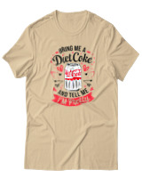 T-Shirt  Γυναικείο - Bring Me A Diet Coke - Color Thumbnail Μπέζ