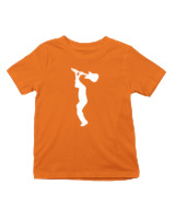 T-Shirt  Παιδικό - Broke The Guitar - Color Thumbnail Πορτοκαλί