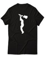 T-Shirt  Γυναικείο - Broke The Guitar - Color Thumbnail Μαύρο