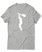 T-Shirt  Γυναικείο - Broke The Guitar - Color Thumbnail Γκρί Μελανζέ
