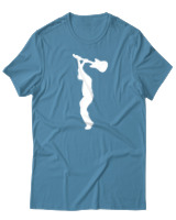 T-Shirt  Γυναικείο - Broke The Guitar - Color Thumbnail Τυρκουάζ