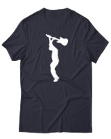 T-Shirt  Γυναικείο - Broke The Guitar - Color Thumbnail Σκούρο Μπλέ