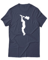 T-Shirt  Γυναικείο - Broke The Guitar - Color Thumbnail Μπλέ Γκρί