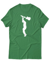 T-Shirt  Γυναικείο - Broke The Guitar - Color Thumbnail Πράσινο