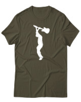 T-Shirt  Γυναικείο - Broke The Guitar - Color Thumbnail Χακί