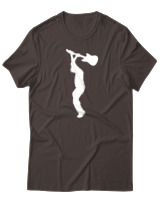 T-Shirt  Γυναικείο - Broke The Guitar - Color Thumbnail Καφέ