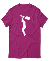 T-Shirt  Γυναικείο - Broke The Guitar - Color Thumbnail Φούξια