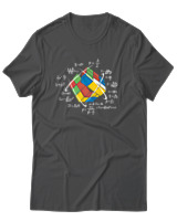 T-Shirt Αντρικό - Broken Cube - Color Thumbnail Ανθρακί