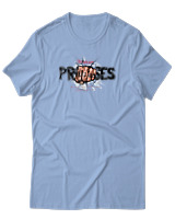 T-Shirt Αντρικό - Broken Promises - Color Thumbnail Γαλάζιο