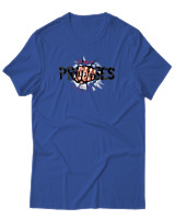 T-Shirt Αντρικό - Broken Promises - Color Thumbnail Μπλε Ρουά