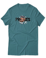 T-Shirt Αντρικό - Broken Promises - Color Thumbnail Μπλε Πράσινο