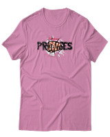 T-Shirt Αντρικό - Broken Promises - Color Thumbnail Ροζ