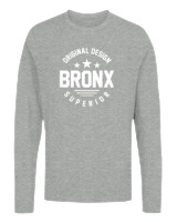 Μακρυμάνικο Μακό Αντρικό - Bronx - Color Thumbnail Γκρι Μελανζέ