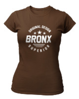 T-Shirt Στενή Γραμμή Γυναικείο - Bronx - Color Thumbnail Καφέ