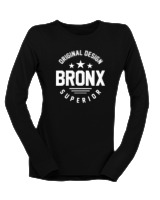 Μακρυμάνικο Μακό Γυναικείο - Bronx - Color Thumbnail Μαύρο