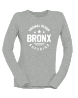 Μακρυμάνικο Μακό Γυναικείο - Bronx - Color Thumbnail Γκρι Μελανζέ