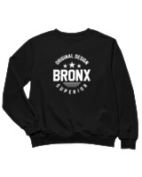 Φούτερ χωρίς κουκούλα Παιδικό - Bronx - Color Thumbnail Μαύρο