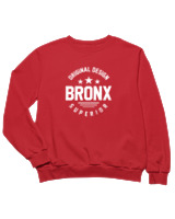 Φούτερ χωρίς κουκούλα Παιδικό - Bronx - Color Thumbnail Κόκκινο