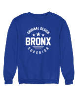 Φούτερ χωρίς κουκούλα Αντρικό - Bronx - Color Thumbnail Μπλε Ρουά