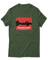 T-Shirt Αντρικό - Brooklyn - Color Thumbnail Κυπαρισσί