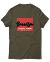 T-Shirt Αντρικό - Brooklyn - Color Thumbnail Χακί