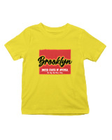 T-Shirt  Παιδικό - Brooklyn - Color Thumbnail Κίτρινο