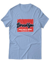 T-Shirt  Γυναικείο - Brooklyn - Color Thumbnail Γαλάζιο