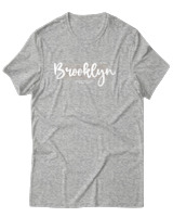 T-Shirt Αντρικό - Brooklyn - Color Thumbnail Γκρι Μελανζέ