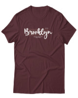 T-Shirt Αντρικό - Brooklyn - Color Thumbnail Μπορντό