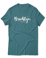 T-Shirt Αντρικό - Brooklyn - Color Thumbnail Μπλε Πράσινο