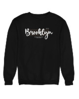 Φούτερ χωρίς κουκούλα Γυναικείο - Brooklyn - Color Thumbnail Μαύρο