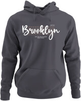 Φούτερ με κουκούλα - Brooklyn - Color Thumbnail Ανθρακί