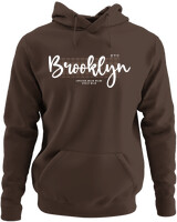 Φούτερ με κουκούλα - Brooklyn - Color Thumbnail Καφέ