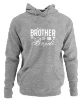 Φούτερ με κουκούλα Γυναικείο - Brother Of The Bride - Color Thumbnail Γκρι Μελανζέ