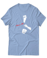 T-Shirt Αντρικό - Bruce Lee Mode - Color Thumbnail Γαλάζιο