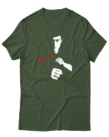 T-Shirt Αντρικό - Bruce Lee Mode - Color Thumbnail Κυπαρισσί