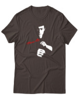 T-Shirt Αντρικό - Bruce Lee Mode - Color Thumbnail Καφέ