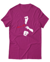 T-Shirt Αντρικό - Bruce Lee Mode - Color Thumbnail Φουξια