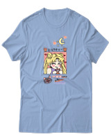 T-Shirt Unisex - Bubble Moon Tea - Color Thumbnail Γαλάζιο