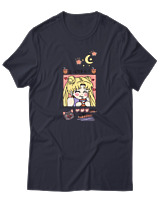 T-Shirt Unisex - Bubble Moon Tea - Color Thumbnail Σκούρο Μπλε