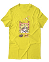 T-Shirt Unisex - Bubble Moon Tea - Color Thumbnail Κίτρινο